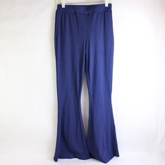 Unbranded Solid Cobalt Blue Color Flared Legging Women's Size Medium