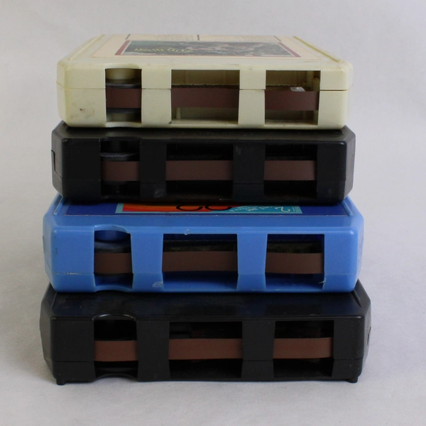 Lot of 4 Vintage 8 Track Tapes Featuring Various Hawaiian Artists 