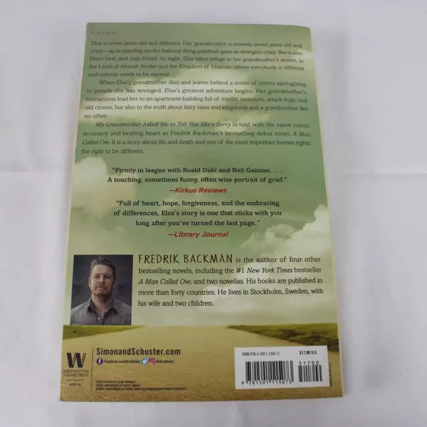 My Grandmother Asked Me To Tell You She's Sorry by Fredrik Backman