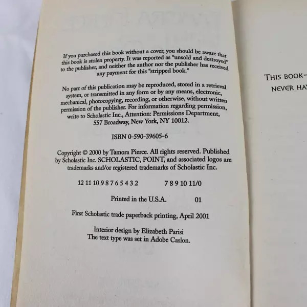 The Circle Opens Book 2 Magic Steps by Tamora Pierce Fantasy Novel