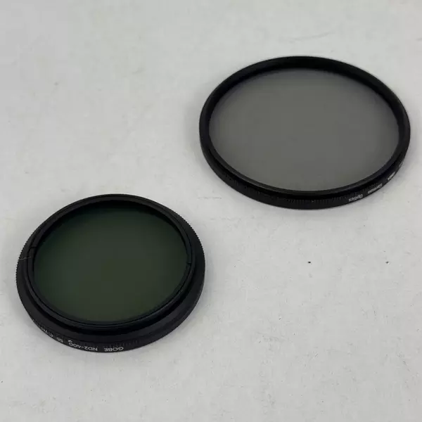 Lot of 2 Gobe Camera Filters ND2-400 55 C24L and CPL MRC 16L 77mm