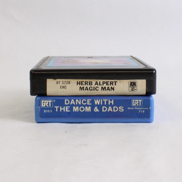Lot of 2 8-Track Tapes Herb Alpert Magic Man & Dance with The Mom and Dads