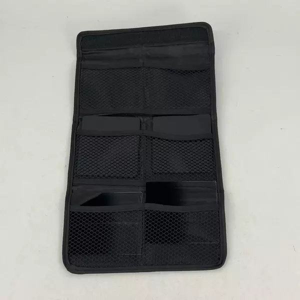 Black Nylon Camera Filter Wallet Case W/ 4 Filters Measuring 3.25 x 3.75 Inches