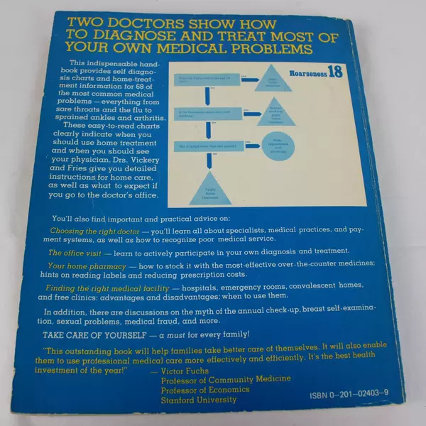 Take Care of Yourself A Consumer's Guide to Medical Care Paperback Book