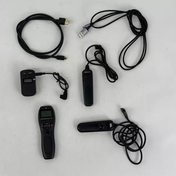 4 Digital Camera Wired Shutter Release Remote And Timer Remotes 2 USB Cables