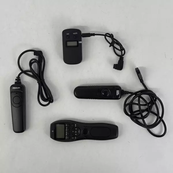 4 Digital Camera Wired Shutter Release Remote And Timer Remotes 2 USB Cables
