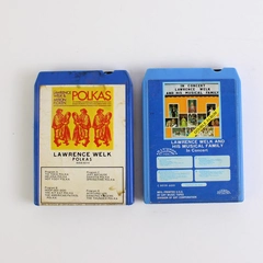 Lot of Two Lawrence Welk Vintage 8 Tracks GRT Music Tapes