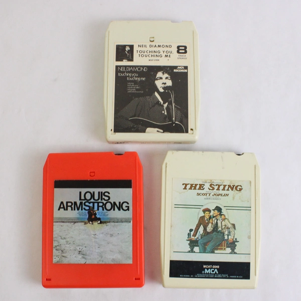 Lot of 3 Vintage 8 Track Tapes Various Artists and Genres