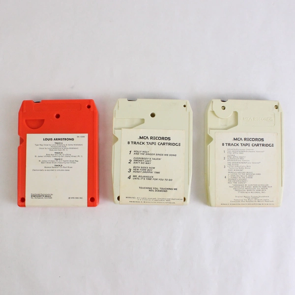 Lot of 3 Vintage 8 Track Tapes Various Artists and Genres