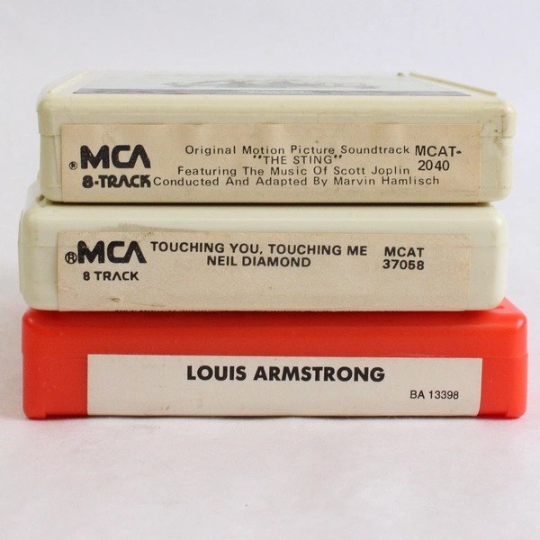 Lot of 3 Vintage 8 Track Tapes Various Artists and Genres