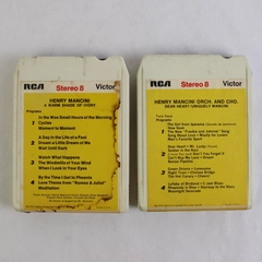 Lot of 2 Vintage Henry Mancini 8 Tracks