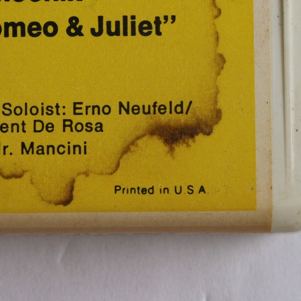 Lot of 2 Vintage Henry Mancini 8 Tracks