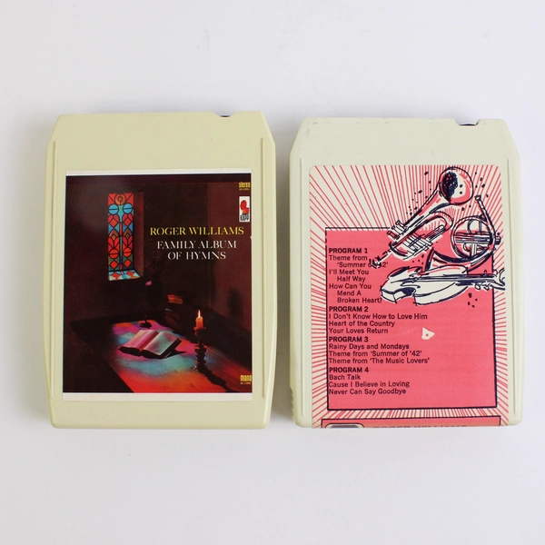 Lot of 2 Vintage Roger Williams 8 Tracks