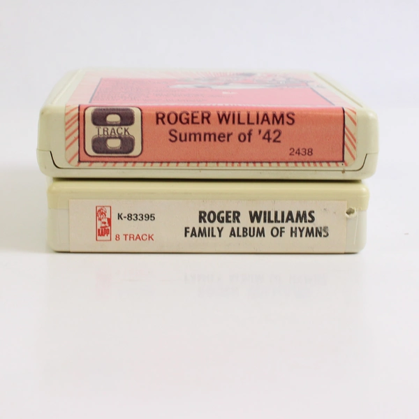 Lot of 2 Vintage Roger Williams 8 Tracks