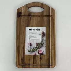 Houseful Acacia Wood Cutting Board 7.9 x13 Inch New