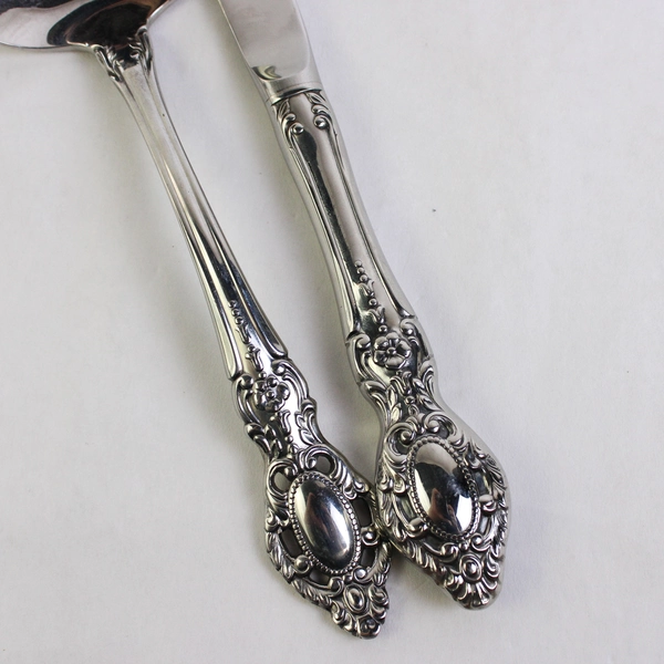 Lot of 2 Momento Stainless Flatware by Gorham -  Hollow Knife, Gravy Laddle