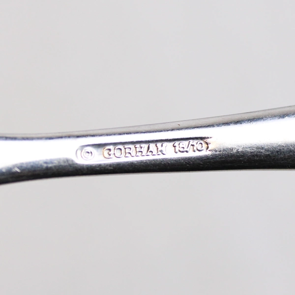 Gorham 18\10 Stainless Flatware Braid Pattern - Serving fork, Soup Spoon