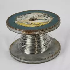 Vintage Industrial Metal Wire Spool Rustic 