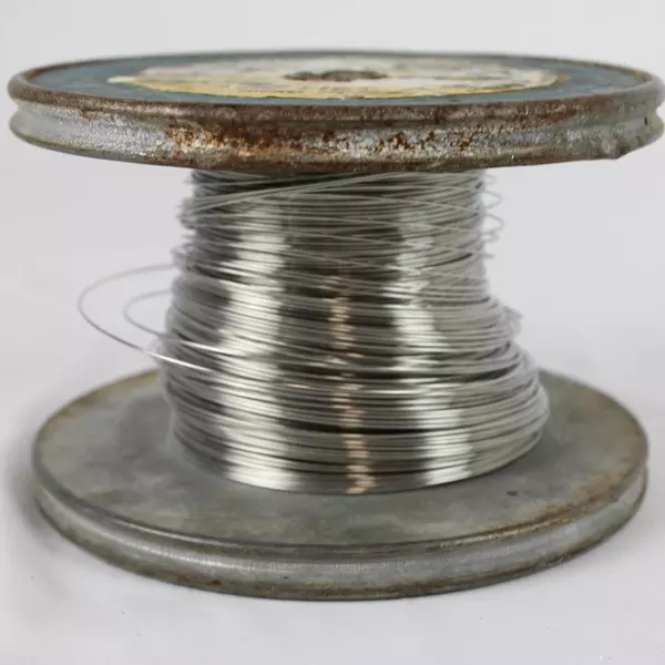 Vintage Industrial Metal Wire Spool Rustic 