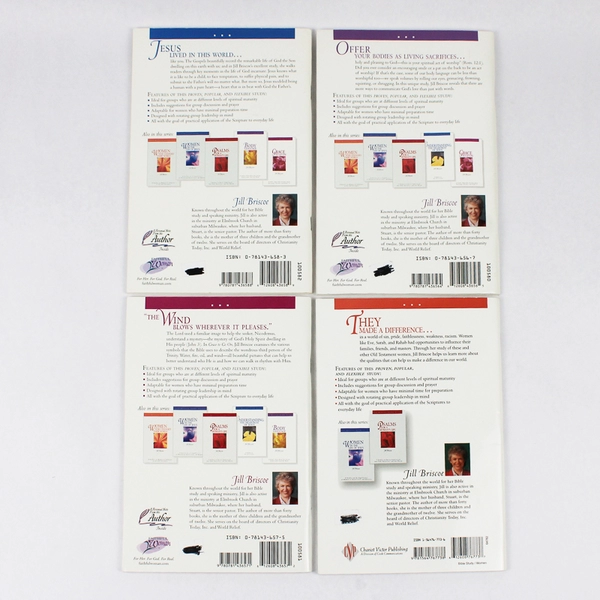 Lot of 4 Jill Briscoe Study Series Books 1999 & 2001 Paperback