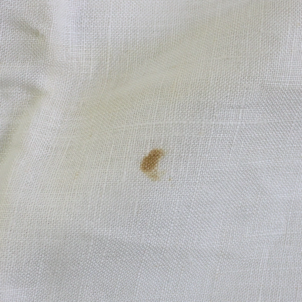 Set of 2 Vintage Off-White Queen Pillowcases 21"x 33" Flawed