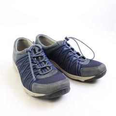 Dansko Honor Dark Blue Suede Walking Shoes Sneakers Women's Size 7.5