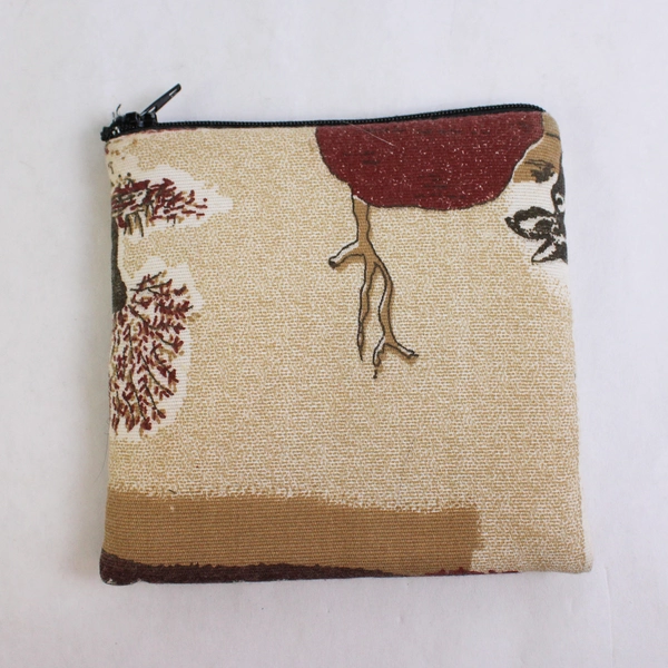 Women's Coin Purse Mom and Baby Zebra Design