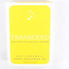 Transcend Nine Steps to Living Well Forever Ray Kurzweil Terry Grossman 2009 HC