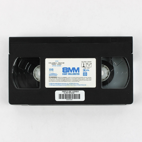 8MM VHS 1999 Nicolas Cage Eight Millimeter Columbia Pictures Hi-Fi Stereo