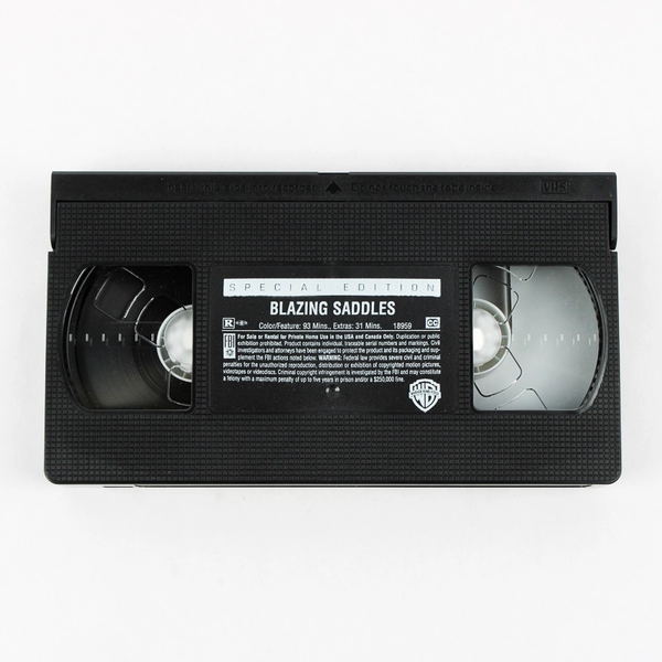 Blazing Saddles VHS Tape Mel Brooks 1974 Special Edition Warner Bros