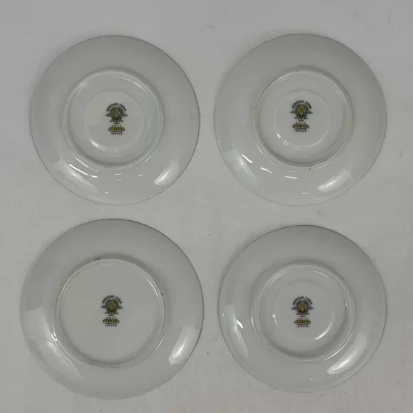 3 Vintage Replacement Noritake China Taryn Saucers And 1 Bread Plate