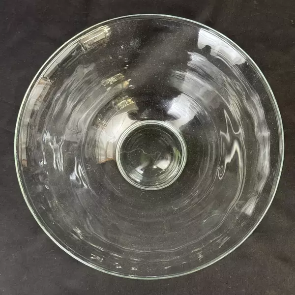 10 Inch Round Clear Glass Mixing Salad or Serving Bowl