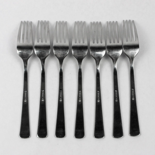 Lot of 7 Gorham Lady Anne Signature 8" Flatware Forks 18/10 Stainless Steel