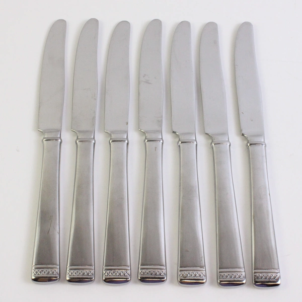 Lot of 7 Gorham Lady Anne Signature Flatware Solid Knives 18/10 Stainless Steel