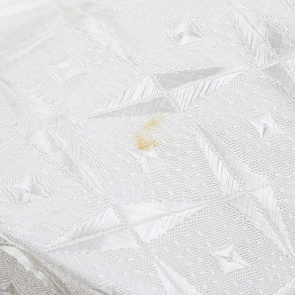 Handmade Beaded Off-White Kimono Robe Embroidered Gold Dragon Flawed Size 16