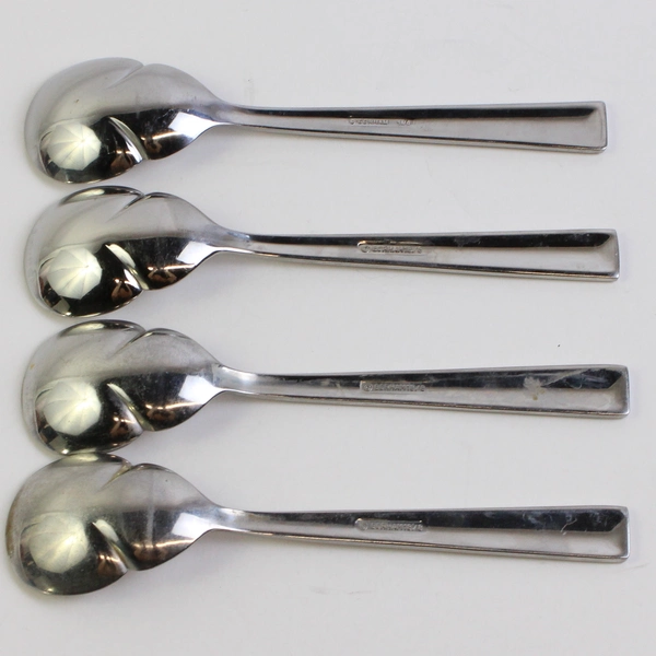 Set of 4 Gorham Marabella 6.5" Sugar Spoons Stainless Steel 18/10 