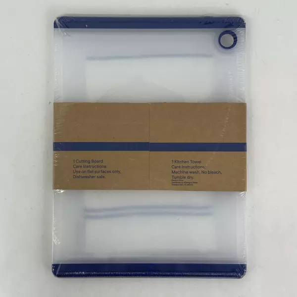 United Healthcare House Calls Kitchen Dish Towel & Cutting Board Set NEW