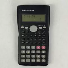 Scientific Electronic Battery Operated Calculator Black Works
