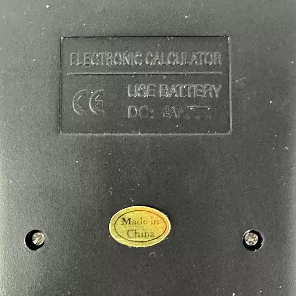 Scientific Electronic Battery Operated Calculator Black Works