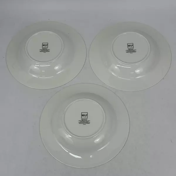 Lot of 3 Mikasa Spring Legacy Wide Rim Floral China Soup or Pasta Bowls 9 Inch