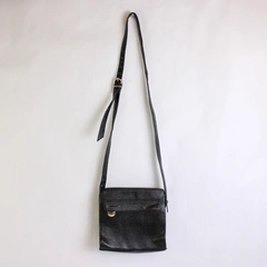 Liz Claiborne Small Black Faux Alligator Skin Crossbody Purse