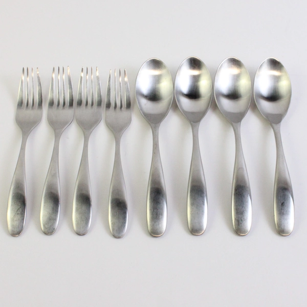 Set of 8 Royal Doulton Gordon Ramsey Flatware Stainless Steel 18/10 Spoons/Forks