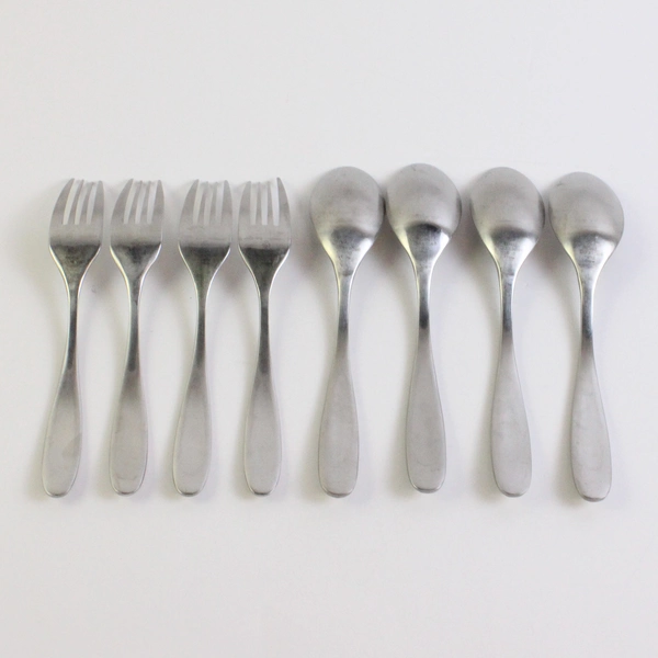 Set of 8 Royal Doulton Gordon Ramsey Flatware Stainless Steel 18/10 Spoons/Forks
