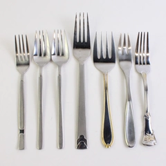 Set of 7 Royal Doulton Mixed Forks Flatware Stainless Steel 18/10