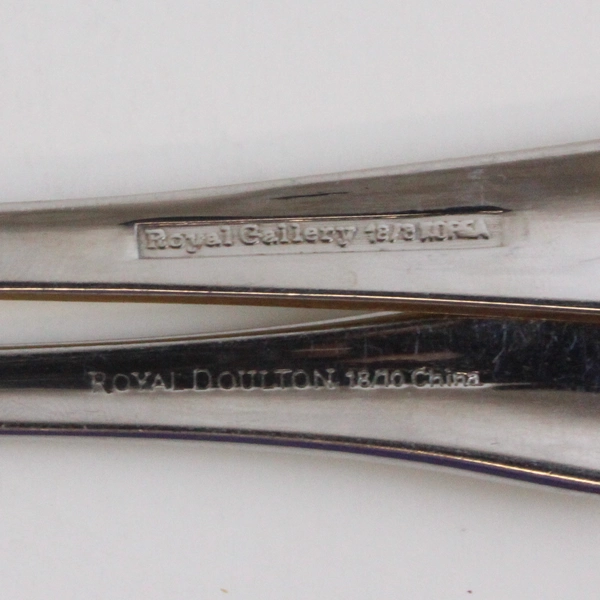 Set of 4 Royal Doulton Mixed Large Spoons Flatware Stainless Steel 18/10