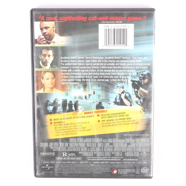 Inside Man 2006 DVD Rated R