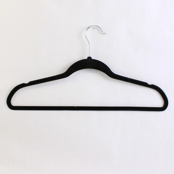 Lot of 10 Multicolor Felt Hangers with Metal Hooks, Notched