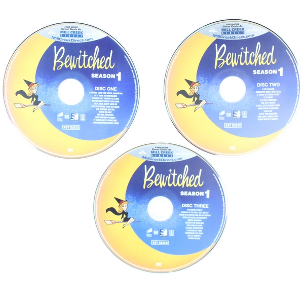 Bewitched Season 1 Black & White 36 Episodes 3-DVDs 1993