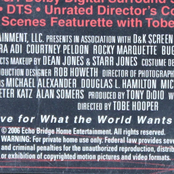 Mortuary DVD Widescreen 2006 Eco Bridge Rated R