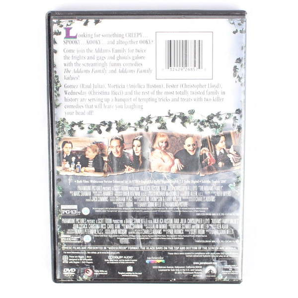 The Addams Family / Addams Family Values 2-Movie DVD Collection